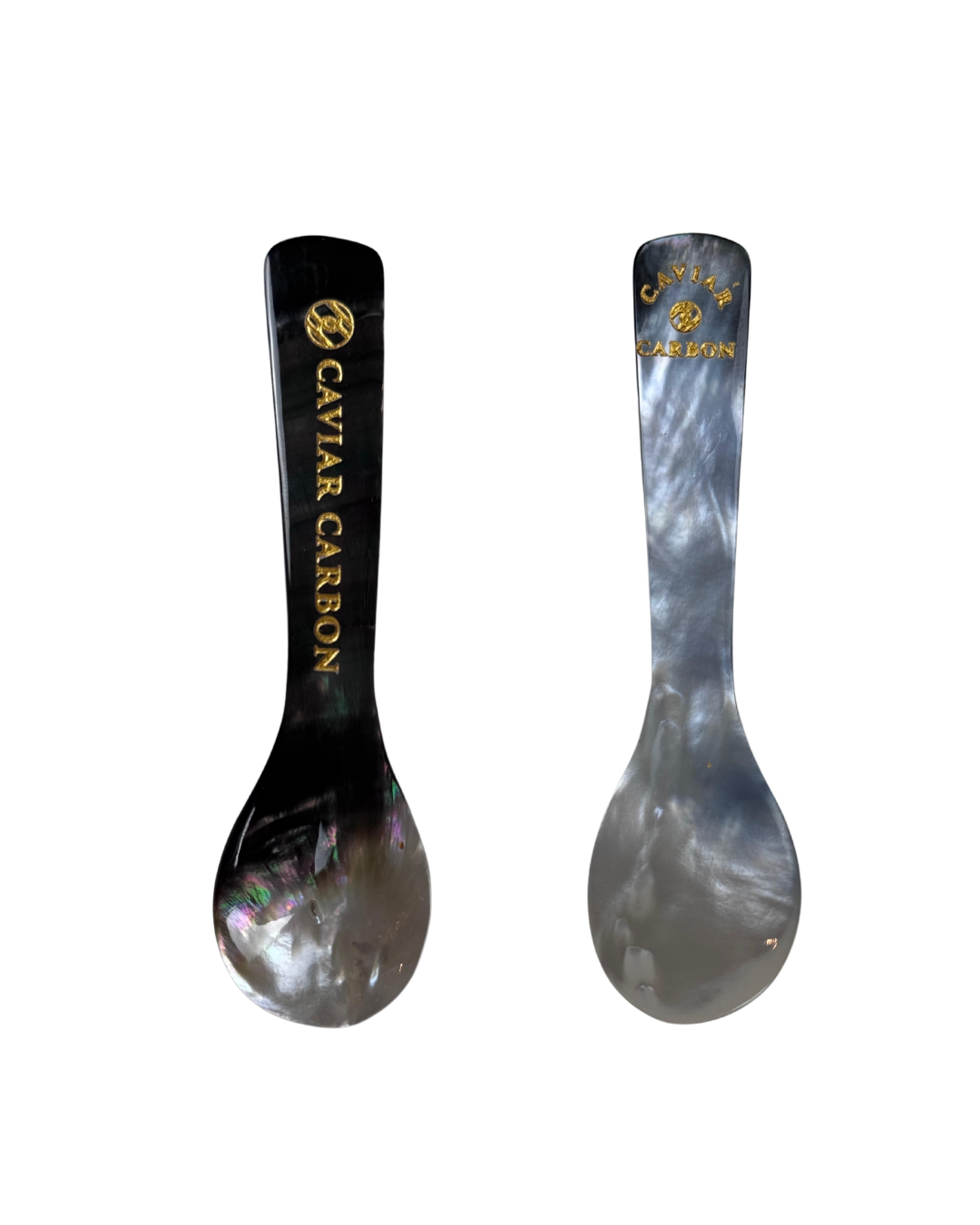 Black Mother of Pearl Spoon